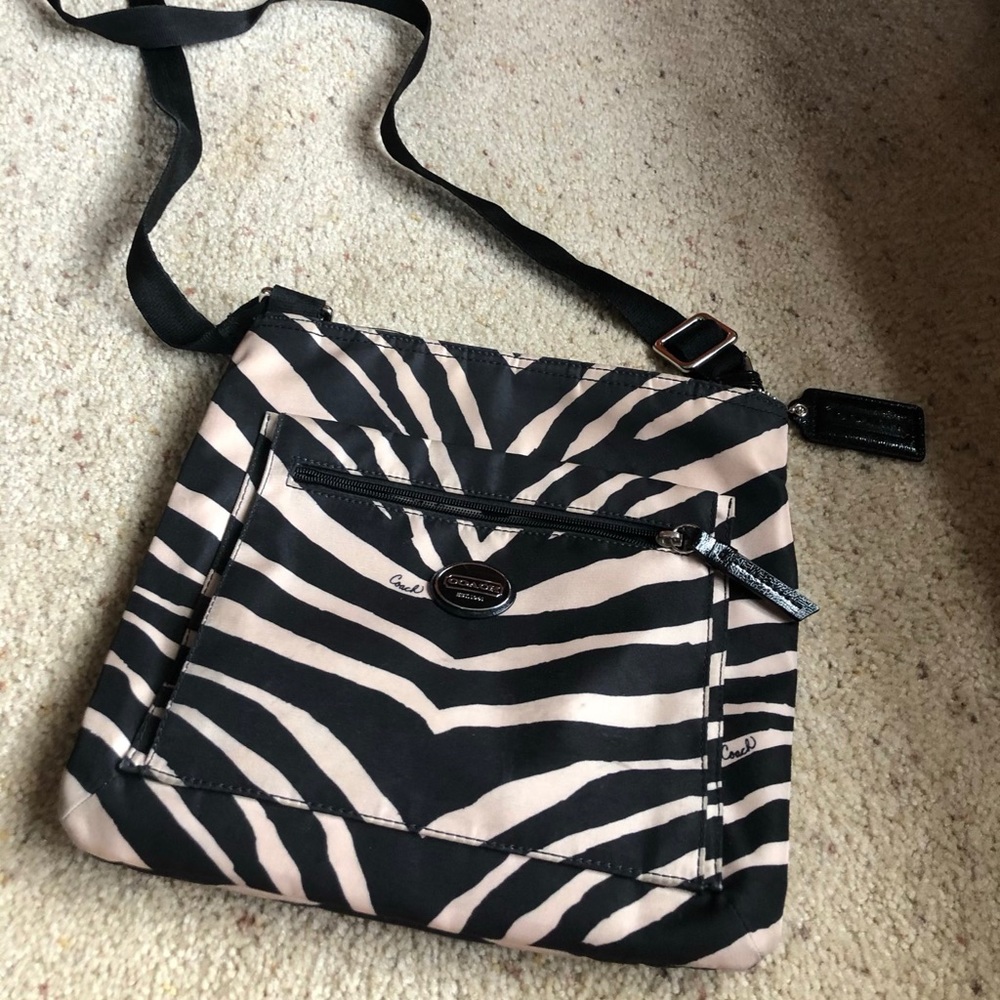 Zebra Crossbody Coach